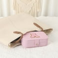 thumbnail image 5 of Unique Bargains PU Leather Jewelry Box for Women Pink Letter A, 5 of 7