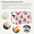 thumbnail image 6 of GZHJMY Collapsible Storage Basket Triangle Watermelon Rectangular Storage Bins Baskets Toys Storage Bins with Handles for Bedroom Home Office 1PCS, 6 of 7