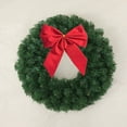 thumbnail image 4 of MOQIN 12 inch Norfolk Pine Wreath with Red Bow,Christmas Wreaths for Front Door,Artificial Real Touch Wreath for Door Wall Windows Mantle Outdoor Christmas Decoration, 4 of 9