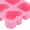 thumbnail image 3 of 6?Molde de pastel con forma rectangular de corazón de rejilla Molde de jabón de silicona Herramienta para hornear para panadería de cocina casera, 3 of 8