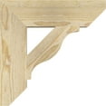 thumbnail image 3 of Ekena Millwork 4"W x 16"D x 16"H Funston Slat Rough Sawn Bracket, Douglas Fir, 3 of 4