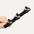 thumbnail image 3 of Fiudx Horquilla de Cuatro Hojas, Elegante Pinza con Diamantes de Imitación, Accesorio Versátil para Flequillo, Pinza Lateral con Estilo, Ideal para Bailes, Fiestas y Bodas, para Mujeres a La Moda, Tr, 3 of 3