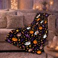 thumbnail image 6 of Cute autumn celebration Characters Kawaii-Inspired Cartoon, Warm Flannel Blanket for Living Room and Reading Nook, Festive autumn celebration Scene, Animal Lovers autumn celebration Gift, 6 of 9