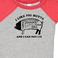 thumbnail image 4 of Inktastic I Like Pig Butts Boys or Girls Baby Bodysuit, 4 of 5
