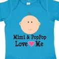 thumbnail image 4 of Inktastic Mimi and Poppop Love Me Grandchild Boys or Girls Baby Bodysuit, 4 of 5