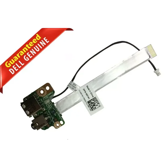Dell Latitude E5420 USB Port and Audio Port I/O Circuit Board W/Ribbon Cable 35110AF00-04T-G 80Y9H 080Y9H CN-080Y9H - New