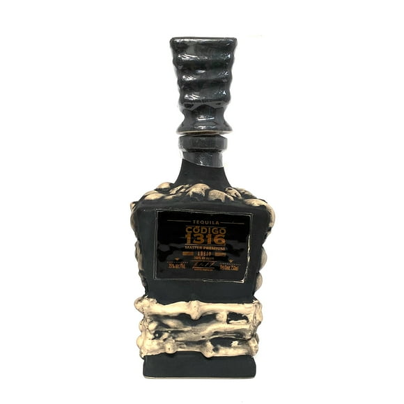 tequila código 1316 añejo cerámica cráneos 750 ml código 1316 añejo