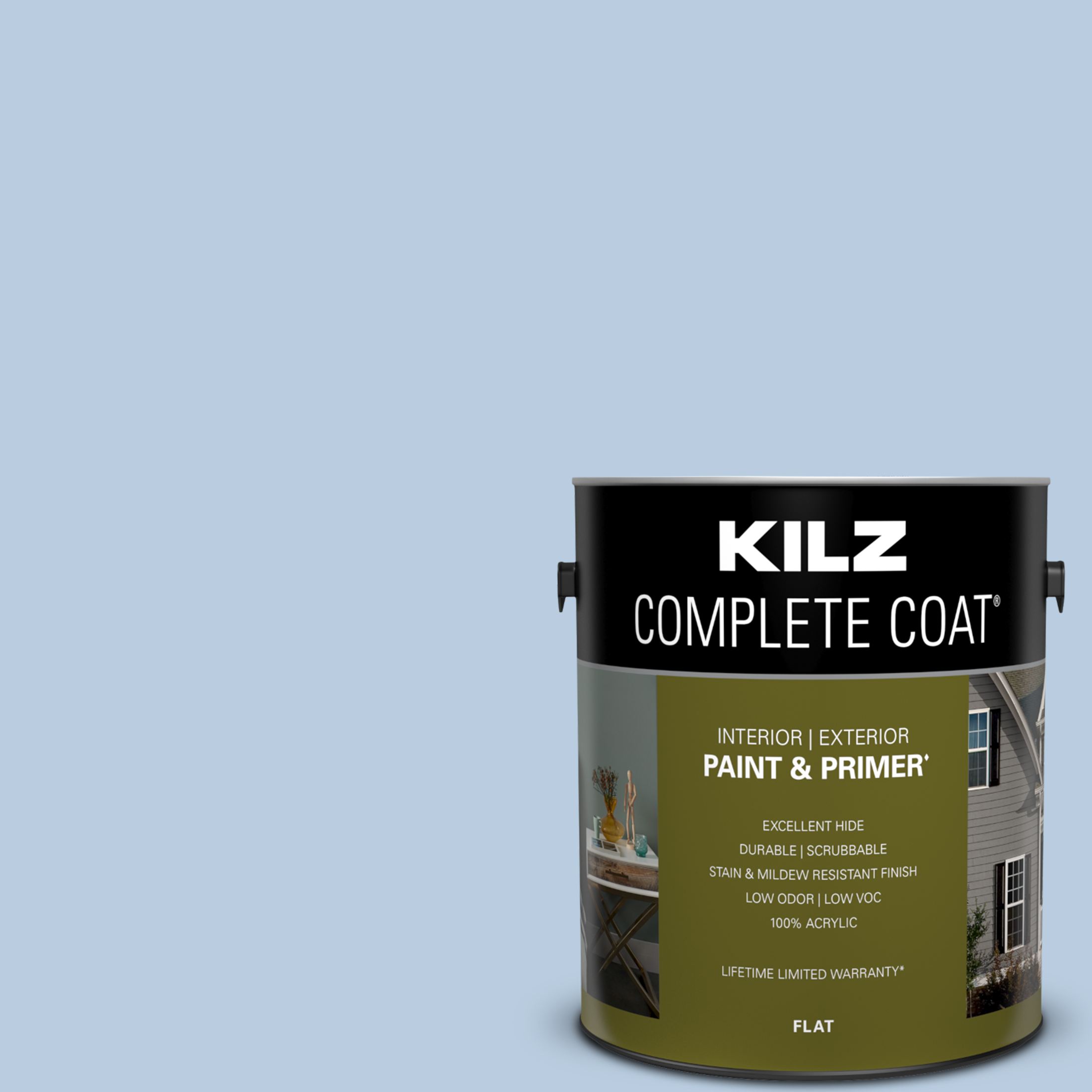 Blues Scale, KILZ Complete Coat Interior/Exterior Paint & Primer, 1 Gallon #RC240-02