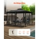 thumbnail image 5 of VEVOR Malla de repuesto para cenador de patio exterior de 3 x 4 x 2 m (solo red), 5 of 9
