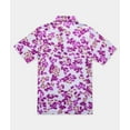 thumbnail image 3 of U Suck At Golf Men's High Performance Dry Fit Short Sleeve Golf Polo Shirt (April Flowers White, X-Large), 3 of 6