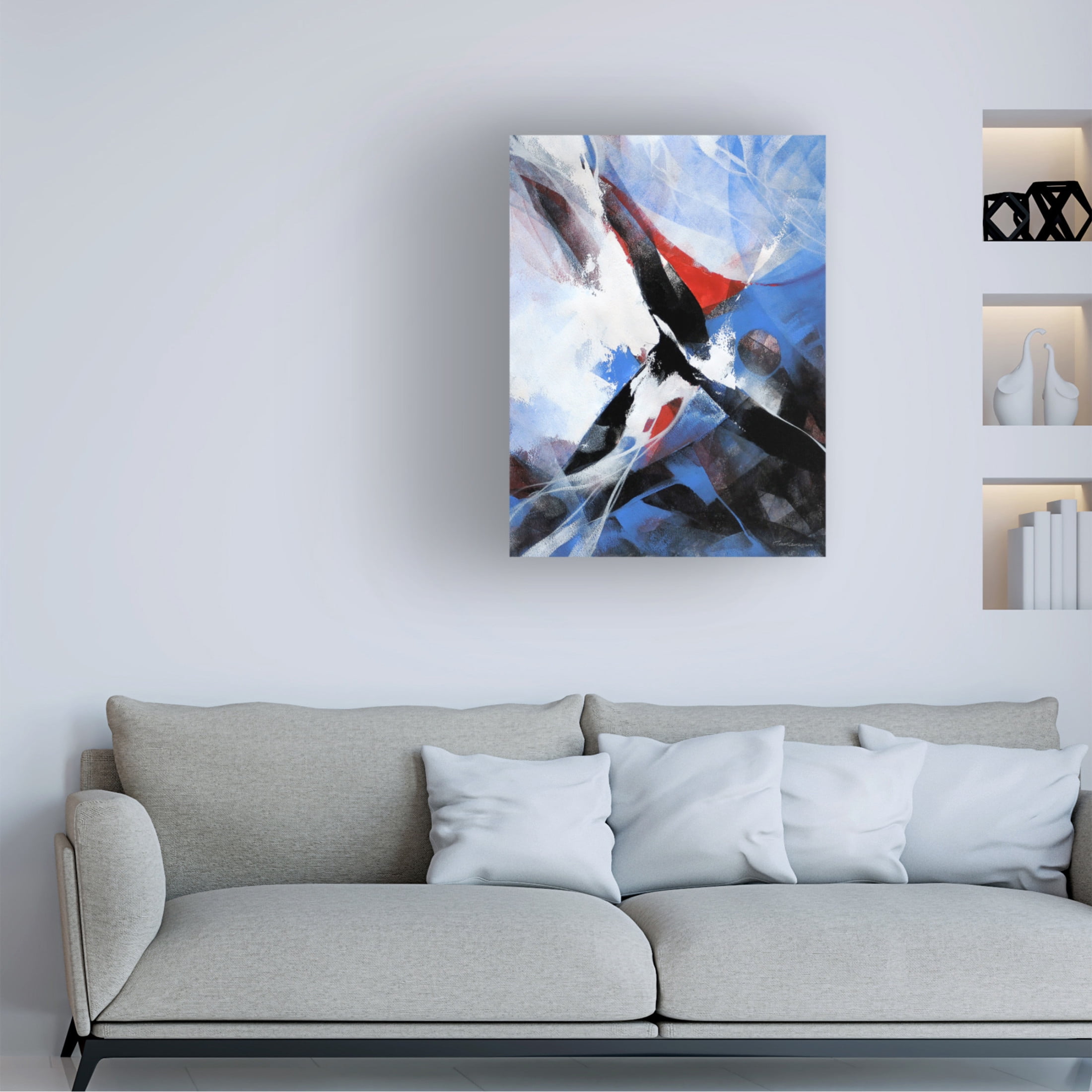 Canvas Wall Art - Thomas Leung 'Action 1' Wall Art for Living Room, Bedroom, or Office Décor by Trademark Fine Art - 18 x 24 Inches