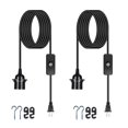 thumbnail image 1 of Kit de cables de lámpara colgante Zarnicy E26/E27, 5 m, 110 V, paquete de 2, 1 of 7