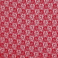 thumbnail image 2 of Zelouf Stretch Lace With Scallop With Roller Glitter  , Sewing, DIY, Crafts Fabric by the Yard, Audacious Red, 3 Yard, 2 of 2