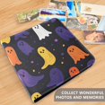 thumbnail image 4 of FORMRS 3 Ring Photo Album 4"x6" Self Adhesive Large Capacity PU Leather Cover, Halloween Colorful Ghosts, 4 of 8