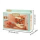 thumbnail image 3 of Mini casa de muñecas, juego de gabinete de cocina, juego de juguetes para la familia del bebé, juego de casa de muñecas de plástico, 3 of 5