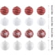 thumbnail image 3 of onlyliua para Interior/Exterior Bolas de Espuma, Envoltura de Alambre Decorativa, Bolas Navideñas Blancas, Decoraciones Colgantes, 3 of 6