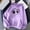 Purple, variant on jjayotai Women's Print Winter Hoodie, Pullover Tops Long Sleeved Comfortable Sweatshirt