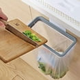 thumbnail image 4 of Support de Sac Poubelle Portable, Support de Sac Poubelle Suspendu pour VR avec Couvercle, Poubelle de Cuisine, Support de Rangement pour Sacs Poubelle, 4 of 7
