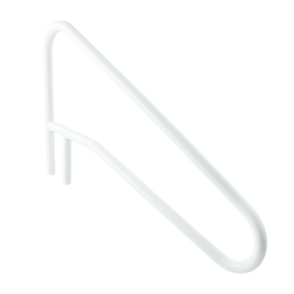 KFFKFF Pool Handrail, Stainless Steel Rail 54 x 2 x 32 in, 220 lbs Load Capacity