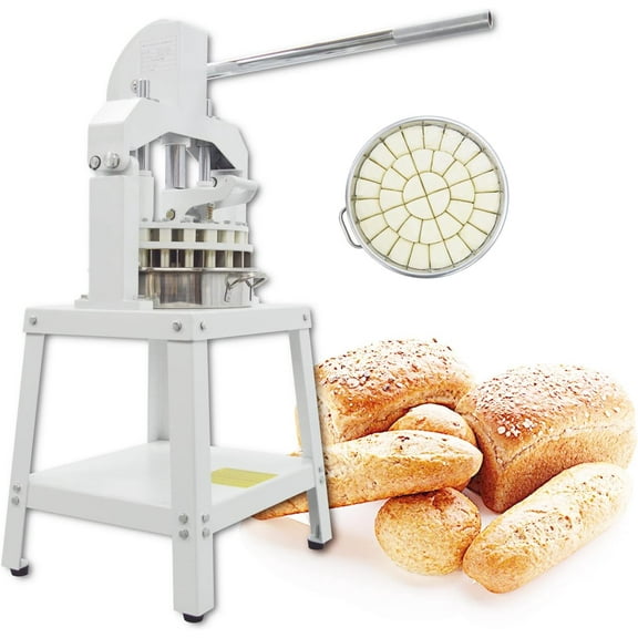 30PCS Manual Dough Cutter Divider Table Top Dough Divider Hand Press Bread Maker Dough Dividing Machine Stainless Steel