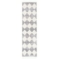 thumbnail image 3 of SAFAVIEH Marrakesh Jenny Geometric Diamonds Polyester Area Rug, Ivory/Multi, 5'3" x 7'6", 3 of 9