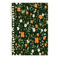 thumbnail image 7 of FORMRS 1-Subject Spiral Notebook 8" x 5" College Ruled 60 Refillable Sheet A5 Hard Cover, Orange Flowers, 7 of 7
