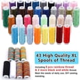 thumbnail image 7 of Sewing Kit 43 XL Spools Case Portable Basic Repair Kit for Adults Beginners & Travelers 226 Pcs, 7 of 7