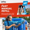 thumbnail image 4 of SPYRA SpyraDash Water Blaster, 700ml Long Range Powerful Toy Gun for Outdoor Games, Blue, 4 of 8