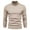 Khaki, variant on FBMDBB Sweatshirts for Men 2024 Men's Winter Casual Solid Color Set Head Turtleneck Sweater Autumn Sweaters for Men