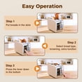 thumbnail image 4 of 2 Slice Easy Touch Screen Toaster, Stainless Steel Toaster with Wide Slots, Even Toasting for Bagels & Bread, Reheat & Defrost, Removable Crumb Tray,, 4 of 10