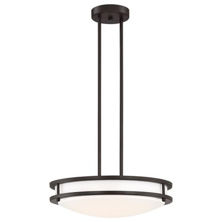 

20469LEDD-BRZ-ACR 16 in. Solero LED Semi Flush Mount Convertible Ceiling Light Bronze