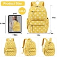 thumbnail image 3 of Mochila Bluboon para Niñas de Pana 31x16x42 cm con Lonchera, 3 of 7