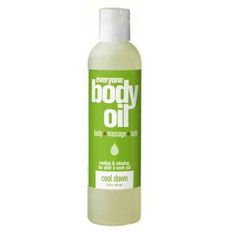 Everyone Body Oil, Cool Down, 8 Oz
