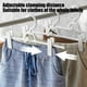 thumbnail image 2 of Organizador de zapatos, perchero para pantalones, tendedero, pinza para ropa, armario multifuncional para el hogar, perchero para colgar pantalones, calcetines, ropa interior, perchero apilable, 5 per, 2 of 8