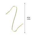 thumbnail image 3 of HongHeng Christmas Ornament Hooks for Tree - 100Pcs Metal Hangers for Christmas Decoration Tree, 3 of 8