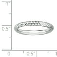 thumbnail image 2 of Sterling Silver Rhodium Cable Ring, 2 of 6