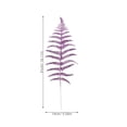 thumbnail image 2 of Raindrops Purple Plastic Simulation Leaves for Home Office Wedding Decor Create Romantic Atmosphere 10Pcs, 2 of 8