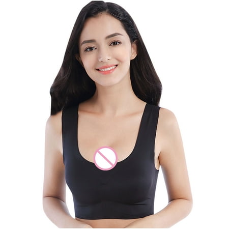 

Leesechin Sports Bras for Women Mind Sleep Underwear Plus Big-Size Comfort Vest Brassiere without Steel Ring on Clearance