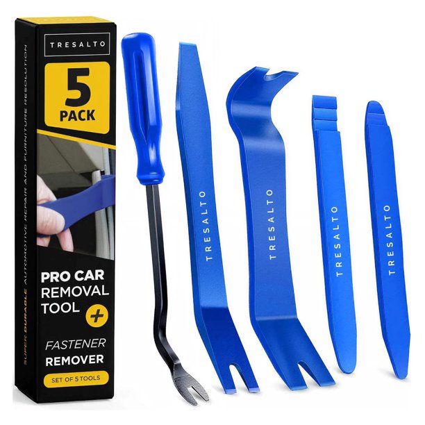 Kit de herramientas para desmontaje de molduras de auto Tresalto, 5 piezas de nylon