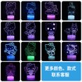 thumbnail image 2 of Hello Kitty Nightlight 3d Birthday Gift Creative Ornaments Small Table Lamp Internet Celebrity Atmosphere Lamp Creative Desktop Table Lamp, 2 of 5