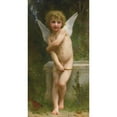 thumbnail image 3 of William Bouguereau 11x18 Black Modern Framed Museum Art Print Titled - L'Amour Pique (1894), 3 of 5