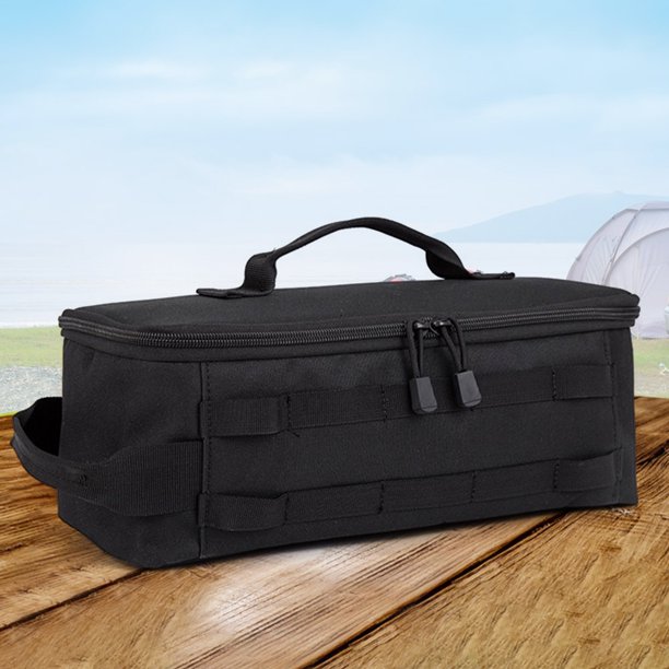 Bolsa De Almacenamiento Organizador de utensilios de cocina para acampar de gran capacidad, tela Oxford para acampar, senderismo y viajes Likrtyny Para estrenar