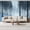 Color 2, variant on Serene Wintry Forest misty Wallpaper Landscape Snowfall Moonlight Peel and Stick Wall Murals 69"H x 96"W Removable PVC Wall Paper Self-Adhesive Wall Decor for Bedroom Living Room