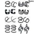 thumbnail image 3 of 8 Paires de Boucles d'Oreilles Créatives Clip Cartilage Non Percées, 3 of 10