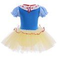 thumbnail image 2 of Emy Dola Little Girls Ballet Tutu Dress Toddler Kids Puff Sleeve Leotards 3-8 Years Princess Fairy Dancewear Costume Dress up, 2 of 8