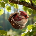 thumbnail image 2 of Wooden Forest Animal Acorn Ornaments – Cozy Forest Christmas Ornaments, Wooden Cute Forest Animal Christmas Trees Hanging Decorations,Rustic Nature-Themed Home Decor, Christmas Gifts（Bird）, 2 of 6