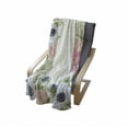 thumbnail image 4 of Anemone Flower Soft Flannel Fleece Throw Blanket, Spring Nature Inspired Framework with Pastel Colored Flora, Cozy Plush for Indoor and Outdoor Use, 50" x 60", Pistachio Green Grey, by Ambesonne, 4 of 6