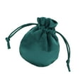 thumbnail image 3 of Bolsa con cordón para guardar joyas, organizador de regalos de fiesta, bolsa de terciopelo para relojes, collares, pulseras, dijes y aniversarios. Verde oscuro 75 x 95 cm, 3 of 8
