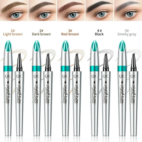 SDJMa Eyebrow Pencil Eyebrow Microblading Pen Eyebrow Pen Micro 4 Point Brow Pen Lift Snatch Eyebrow Eye Makeup Long Lasting Proof Natural Eyebrow Hair