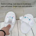 thumbnail image 3 of Cartoon Cinnamoroll Kuromi Melody cotton slippers with moving ears  closed-toe and open-toe styles thickened warm home cotton slippers, 3 of 15